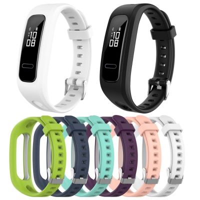 For Huawei Band 3E amp; 4E Wrist Strap For Honor Band 4 Running Version Smart Wristbands Watch Accessories Soft Silicone Bracelet