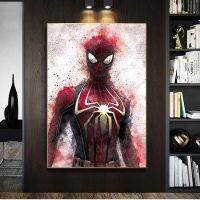 ✱ஐ▨ Marvel Avengers ภาพยนตร์ซูเปอร์ฮีโร่ผ้าใบพิมพ์ภาพวาด Spiderman Wall Art Decor ภาพตกแต่งห้องนั่งเล่นที่บ้านพิมพ์โปสเตอร์