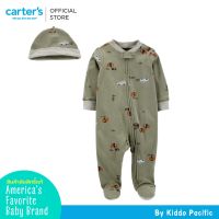 Carters Sleepsuit+Hat 2Pc Buffal L8 คาร์เตอร์เสื้อผ้าเซท ชุดหมีพร้อมหมวก