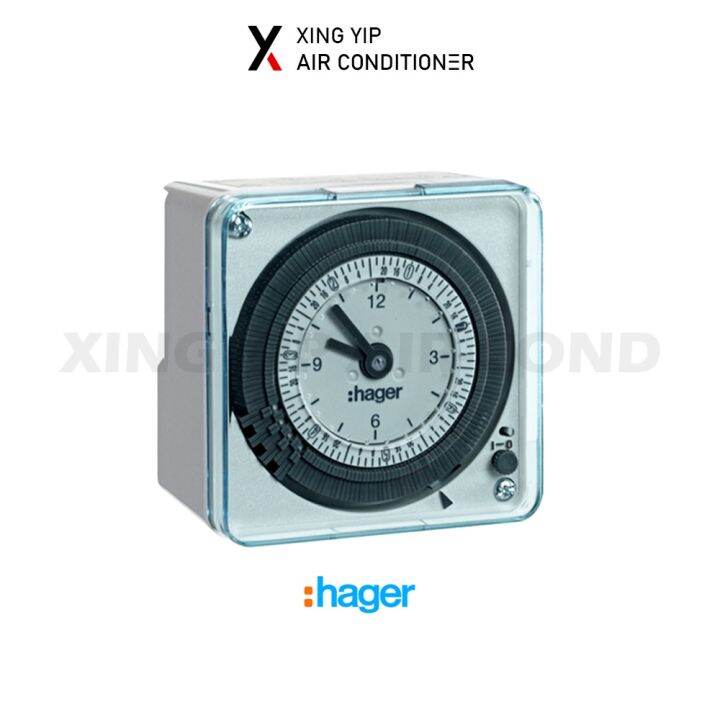 Hager EH711 24 Hours Analog Timer Switch Lazada