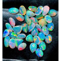 Natural AAA+++ Faceted Opal Gemstone Lot 6-8 MM Top Quality 1 Piece Faceted Opal  Ethiopian Cut Opal Welo Gemstone