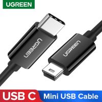 สายเคเบิล Ugreen USB C เป็นสายมินิ USB USB Thunderbolt 3 Mini USB Type C อะแดปเตอร์สำหรับ Macbook Pro เครื่องเล่น MP3สายกล้องดิจิตอล HDD Type-C