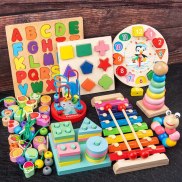 Montessori Wooden Toys for Babies 1 2 3 Years Boy Girl Gift Baby