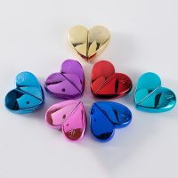 1pcs 25ml Heart-shaped Perfume Bottle Spray Metal Shell Perfume Bottle Color Perfume Bottle Glass Bottle Travel Size Bottles Containers