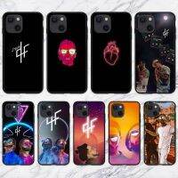 [Fast]โทรศัพท์นักร้องแร็ปเปอร์ PNL QLF สำหรับ iPhone 11 12 Mini 13 14 Pro XS Max X 8 7 6S Plus SE Shell