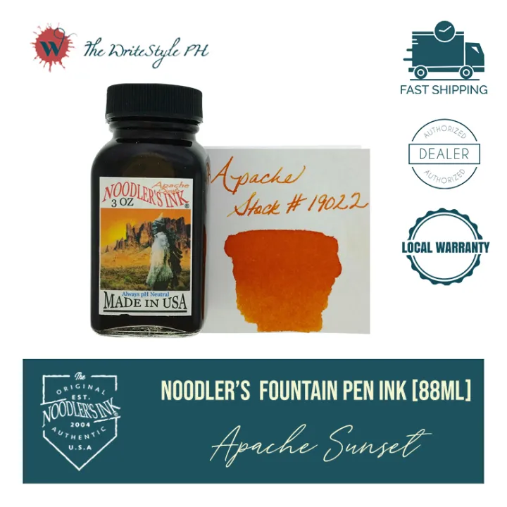 Noodlers Fountain Pen Ink Apache Sunset 3oz Lazada Ph