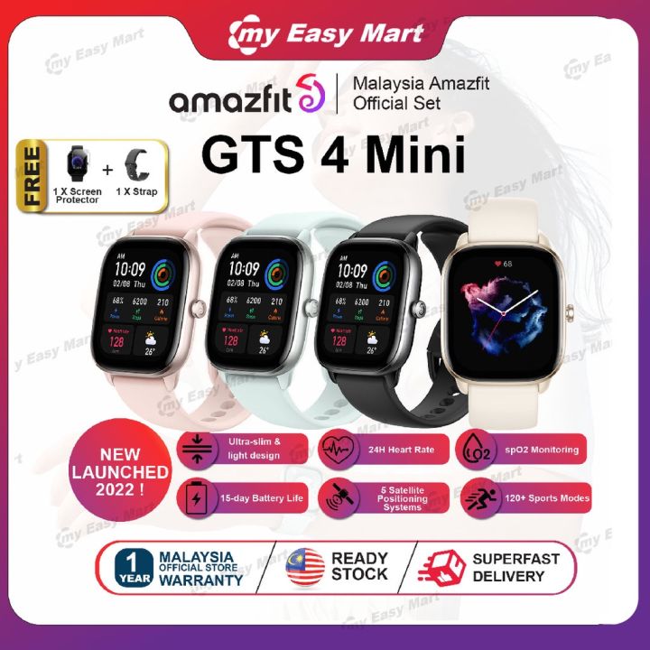 Amazfit GTS 4 Mini Fitness Smartwatch Malaysia
