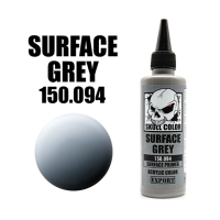 SKULL COLOR SURFACE GRAY PRIMER 1000 รองพื้นสีเทาอ่อนขวดใหญ่ 120 ml สีแอร์บรัช สีพ่นโมเดล