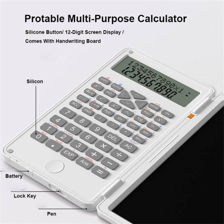 maxlaurelcoh-เครื่องคิดเลขอเนกประสงค์แบบพกพา6นิ้ว-lcd-แท็บเล็ตสำหรับเขียน-usb-อัจฉริยะกระดานวาดภาพชาร์จไฟได้สำหรับโรงเรียนสำนักงาน