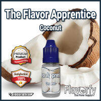 The Flavor Apprentice Coconut - มะพร้าว - กลิ่นผสมอาหาร - ผ่านการรับรองจาก อย. ประเทศไทย บรรจุและขายโดย Flavorfy กลิ่นผสมอาหารอเนกประสงค์ เหมาะสำหรับ ลูกอม, กัมมี่, น้ำผลไม้, เบเกอรี่, ไอศครีม, ของเหลวอื่่นๆ