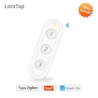 Tuya Smart Life Zigbee 3.0สวิตช์ที่ปิดผ้าม่านและรีโมทสำหรับลูกกลิ้งชัตเตอร์ Google Home Alexa การควบคุมด้วยเสียงอัตโนมัติ Mqtt