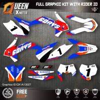 QUEEN X MOTOR Custom Team Graphics Decals Stickers Kit For KTM 2013 2014 2015 SX SXF , 2014 2015 2016 EXC XC-W EXC-F 027