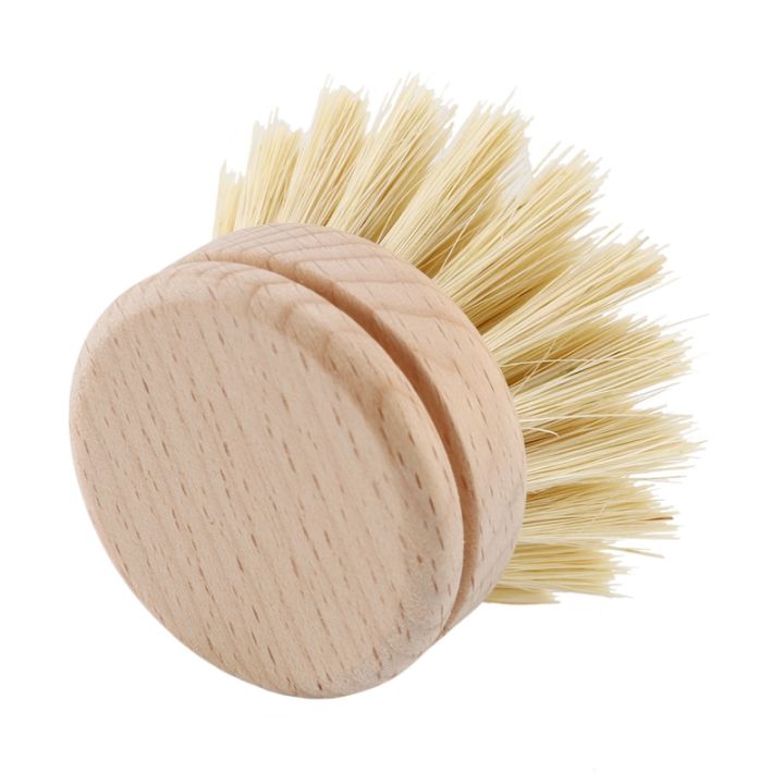 washing-up-brush-dish-brush-6-pcs-replacement-brush-heads-wooden-cleaning-dish-brush-refillable-kitchen-beech