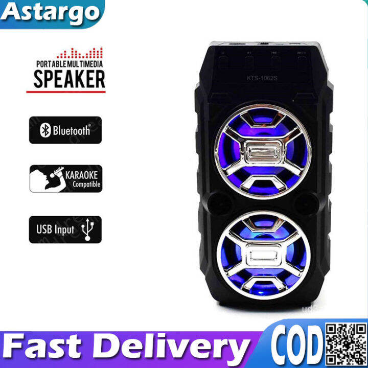 Original BK019 Wireless Bluetooth Portable LED Speaker CORD bluetooth