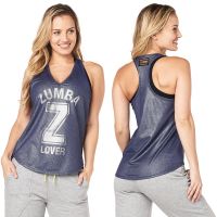 Zumba Lover Metallic Mesh Tank (เสื้อกล้ามออกกำลังกายซุมบ้า)