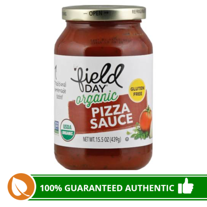 Field Day Organic Pizza Sauce, 15.5 Ounce