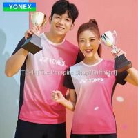 ♧ 2022 summer new Yonex badminton uniforms for men and women breathable sweat-absorbing quick-drying short-sleeved team uniforms