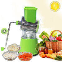 2021Manual Vegetable Cutter Slicer Kitchen Accessories Multifunctional Rotary Grater Cutter Slicer Potato Cheese Kitchen Gadget