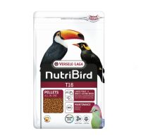 NutriBird T16 อาหารอัดเม็ดสำหรับนกตระกูลขุนทองนกกินผลไม้และแมลงขนาดใหญ่ (700 g.)