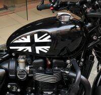 【hot】✧✸  Suitable for triumph retro locomotive Bonneville black car gasoline tank body decoration Decal logo