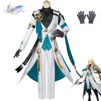 Anime Game Honkai Star Rail Luocha Cosplay Costume Uniform Outfit Gloves Xianzhou Luofu Trader Role Play Party