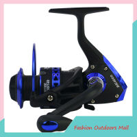 รอกตกปลาพับ Bk Series 3000-7000การออกแบบตามหลักสรีรศาสตร์ Rocker Spinning Fishing Reel ห่วงลวดโลหะเต็มรูปแบบ