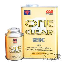 [ส่งฟรี] แลกเกอร์ 2K วันเคลียร์ 4:1 เคลียร์ยูริเทน One Clear 2K กันยูวี Urethane Clear ตราพัด 1L