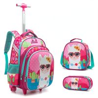 Children School Rolling Backpack Bag Boys Wheeled Backpack Bag Kids School Backpack On Wheels Trolley Backpacks Bags For Girls