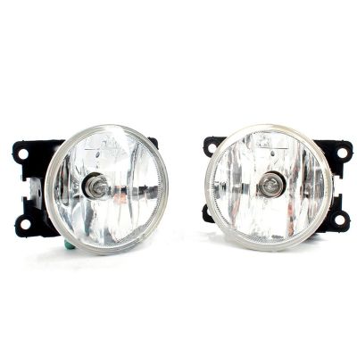 1Pair Car Front Bumper Fog Lights Driving Lamp with Bulb 9675450980 for Peugeot 208 2012-2019 Accessories