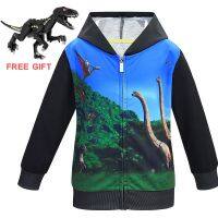 Kids Baby Boys Girls Winter Jurassic World dinosaur Hoodies Outwear Cloak Button Jacket Coat Autumn t shirtt for girls tops tee