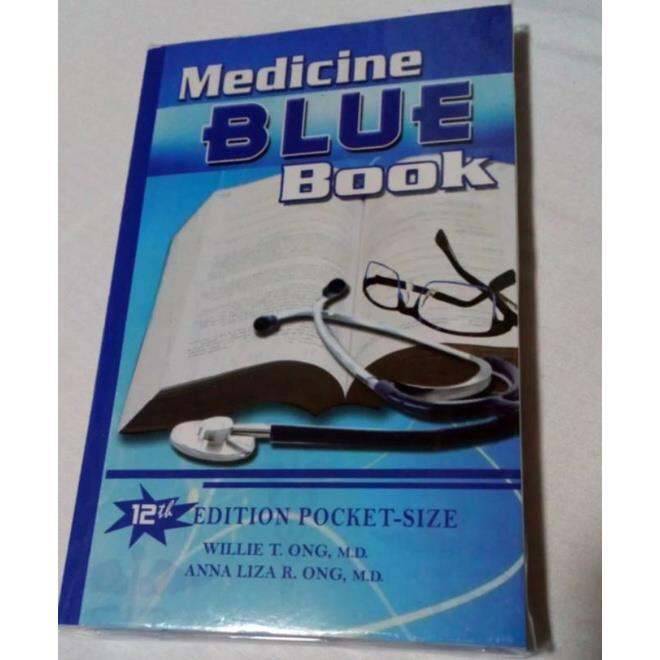 book Medicine BLUE Book Pocket Size 12th edition Willie Ong M.D Anna