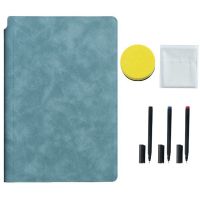 Erasable Small Whiteboard A5 Notebook Leather Writing
