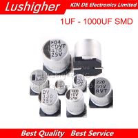 10pcs 25V 470UF Size 10x10.5mm SMD 25V470UF 1UF-1000UF 25V 470UF 16V 3300UF 10V 2200UF 220UF Aluminum Electrolytic Capacitor WATTY Electronics