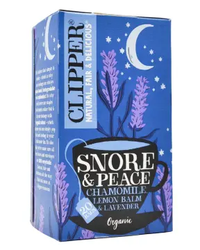 Clipper Snore & Peace Organic Herbal Tea, 20 Count