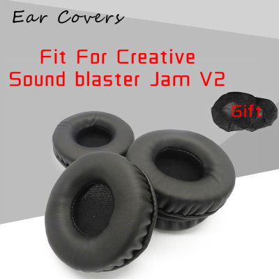 【cw】Ear Pads For Creative Sound Blaster Jam V2 Headphone Earpads Replacement Headset Ear Pad PU Leather Sponge Foam