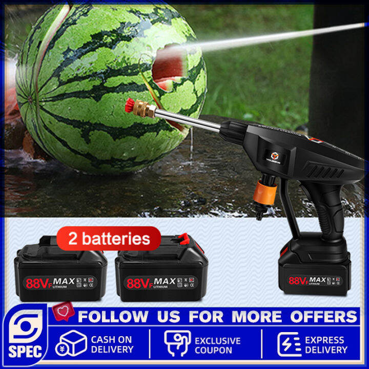 Spec Cordless Car Wash Spray Gun High Water Pump Sprayer Portable High