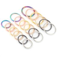 25/30/38mm Rainbow Metal Loops Round O Ring Welded Formed Strap Buckle Ring Making Handbag Purse Bag Webbing Hardware Supplies