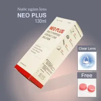 [HCM]Nước rửa lens mắt nước ngâm kính áp tròng Hàn Quốc cao cấp Neo Plus 130 ml + kèm 1 khay lens - Lens Ann365 Việt Nam