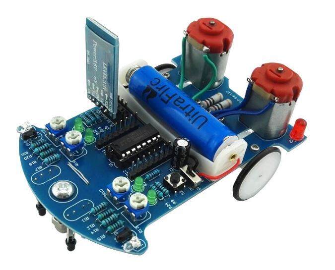 diy-kits-d2-6-bluetooth-cart-kit-ชุดเรียนรู้-ทดลอง-รถหุ่นยนต์-ควบคุมด้วยบลูทูธ-ประกอบเอง