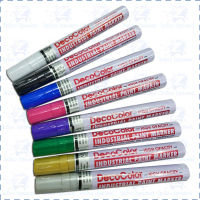 [กันน้ำ/ลบไม่ได้] ปากกาเพ้นท์มาร์คเกอร์ Marvy Uchida รุ่น 728 DecoColor Industrial Paint Marker