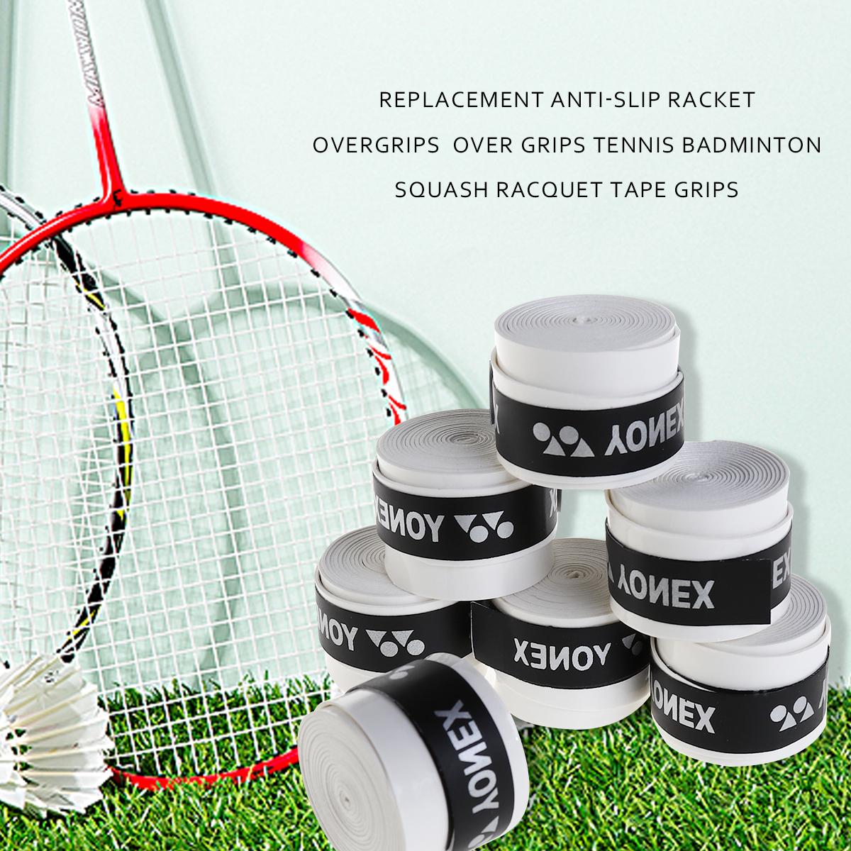 60pcs Replacement Anti-slip Racket Overgrips Over Grips Tennis Badminton Squash 