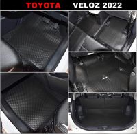 พรมปูพื้นรถยนต์ TOYOTA VELOZ 2022 พรมกระดุมเม็ดเล็ก เข้ารูป ตรงรุ่นรถ