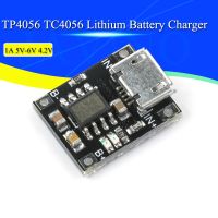 5ชิ้นโมดูลชาร์จชาร์จแบตเตอรี่ลิเธียมเซลล์เดียว1a 5V-6V 4.2V Tc4056a Tc4056ไมโคร Usb บอร์ดจ่ายไฟ Tp4056