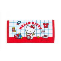 DFE ผ้าเช็ดมือ ผ้าเช็ดหน้าขนหนูเนื้อนิ่มลายลิขสิทธิ์แท้ Hello Kitty จาก Sanrio (26x12 ซ.ม.) ผ้าขนหนู  ผ้าเอนกประสงค์