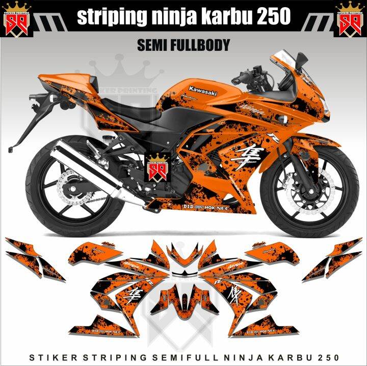 striping-variasi-ninja-250-carbu-decal-sticker-ninja-karbu-250