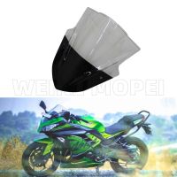 ไฟหน้ารถแบบแฟร์ริ่งลมจมูกสำหรับ Kawasaki Ninja250 Ninja300R EX 250 300 ZX250R ZX-300 2013 2014 2015 2016กระจกบังลม2017 7