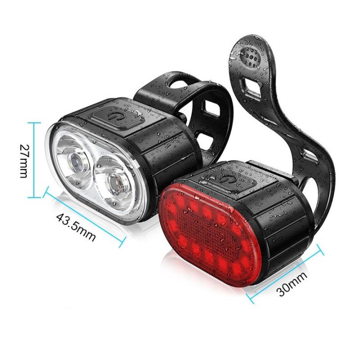 bicycle-light-set-front-lamp-usb-rechargeable-taillight-super-bright-headlight-waterproof-bike-warning-rear-light-cycling-lamp