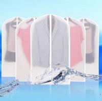 100pcs Cloth Dustproof Cover Garment Organizer Suit Dress Jacket Clothes Protector Pouch Travel Storage Bag With Zipper SN340 Wardrobe Organisers