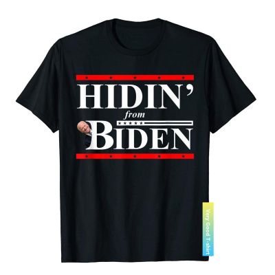 Hidin จาก Biden สำหรับ2020ประธานาธิบดีเสื้อยืดคอกลมแขนลำลองขาสั้น100% พิมพ์ลายแฟชั่นเสื้อใหม่ฤดูร้อนคอกลมขายส่งราคาถูกเสื้อยืดตลก
