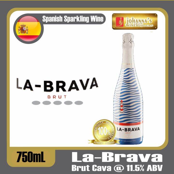 LaBrava Brut Cava Sparkling Wine 750mL Lazada PH